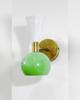 Mid Century Italian Brass Wall Sconce: Diabolo Dual Tone Light - Set of 2