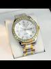 Roman Scale Quartz Watch For Men Diamond Luxury Dual Calendar Man Wristwatch Waterproof Stainless Steel Watches Gift