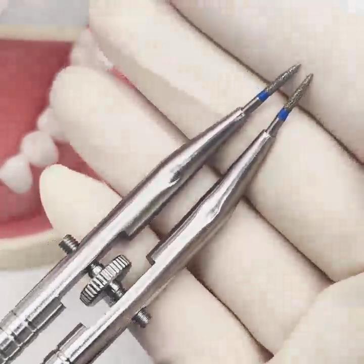 1 st Tandjacka Grip Pincet Kronspridare Remover Crown Telescope Pincett Käke dental Diamond Pin Tång