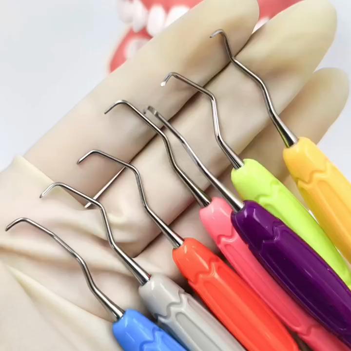 Mâner din silicon Elevator dentar Instrument de alegere a vârfului rădăcinii Extracție dentară minim invazivă Instrument chirurgical Vârf ascuțit eficient