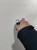 Powerful COB LED Flashlight Keychain USB Rechargeable Hanging Portable Flashlight Waterproof Keyring Camping Walking Pocket Lamp