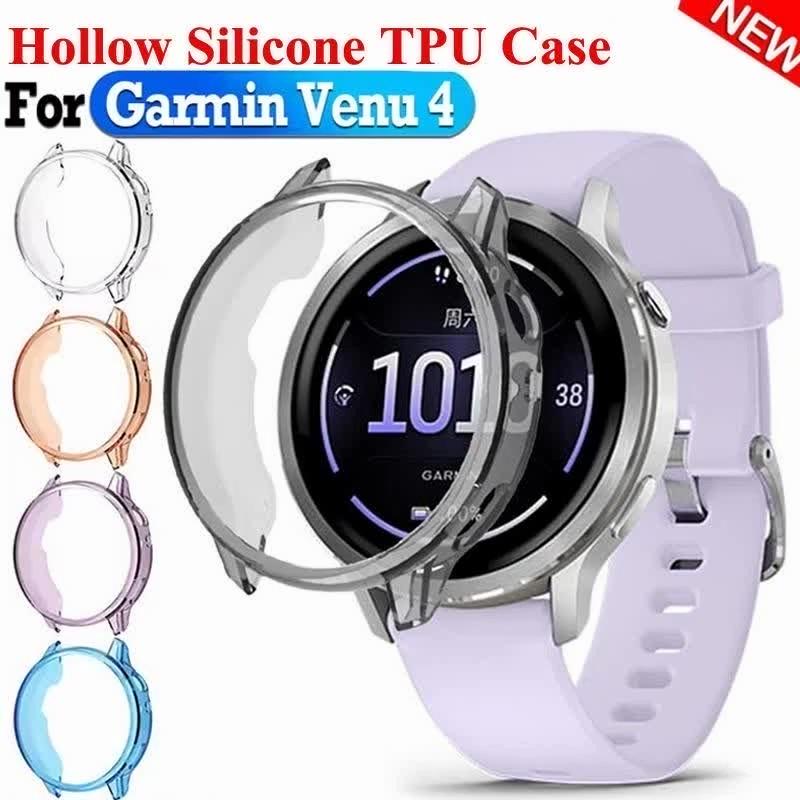 Custodia Protettiva Cover in TPU Per Garmin Venu 4 45mm 41mm Smart Watch Morbido Silicone Bumper Vuoto Guscio Protettivo Per Garmin Venu 4