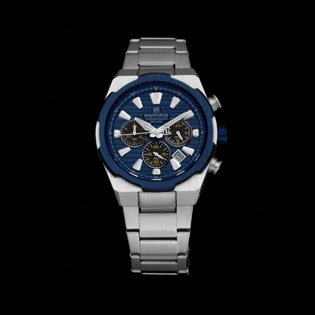 Mens Watches Stainless Steel Watch Waterproof Luxury Quartz Clock Chronograph Luminous Wristwatches Relogio Masculino