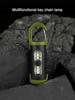 Portachiavi torcia LED COB Torcia tascabile multifunzionale Torcia da campeggio ricaricabile ultraleggera per emergenze all'aperto