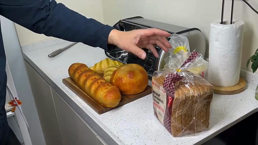 Großvolumiger Edelstahl Brotkasten Halter Behälter Küchenaufbewahrung