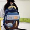 Schoolbag for Primary School Students Grade One and Two Cartoon Color-Matching Backpack for Boys and Girls Children Backpack