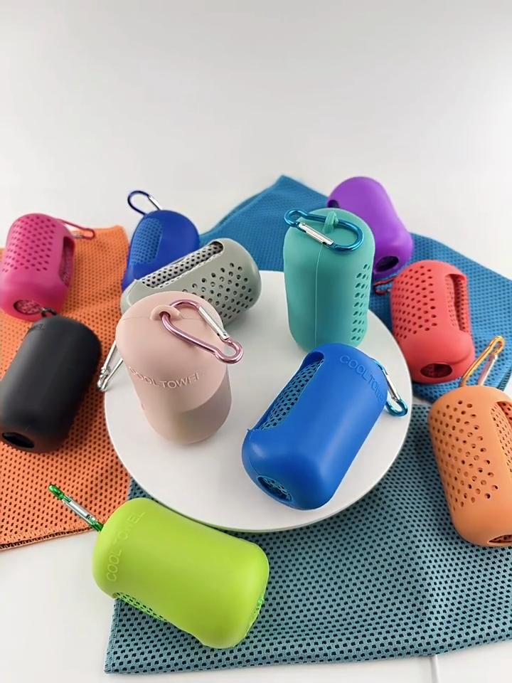 Carry Around Mini Microfiber Towel Sports Quick Drying Breathable Absorption Towel Running Beach Lightweight Gym Swimming
