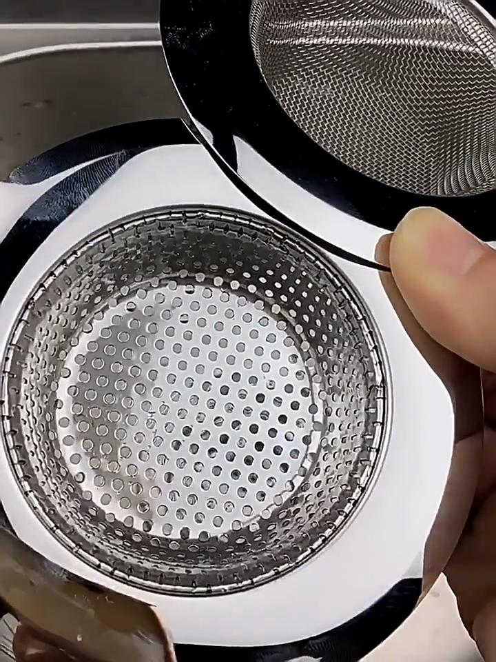 Sită pentru chiuvetă de bucătărie din oțel inoxidabil, filtru de scurgere pentru chiuvetă, bazin de spălat vase, colector de resturi alimentare, coș cu plasă anti-înfundare, potrivire universală