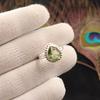Natural Green Amethyst Gemstone 925 Sterling Silver Handcrafted Women Jewelry Designer Wedding Ring RR-77-14