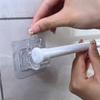 Clip per Asta per Tende Ganci Autoadesivi Gancio Clip per Asta per Tende Senza Foratura Supporto da Parete per Tende da Finestra Accessori per la Casa