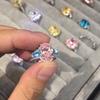 Gica Gema Eheringe aus Sterlingsilber für Damen Großer Ovaler Rosa Weiß Gelber Hochkarätiger Diamant Party Feiner Schmuck