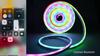 Strisce LED Neon RGBIC per Sala Giochi Cavo Flessibile Impermeabile USB 5V con APP Bluetooth Sincronizzazione Musicale Fai da Te Illuminazione d'Ambiente per Scrivania Parete