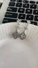 Micro-Set Zirconia Sweet Four-Leaf Clover Earrings Women's Light Sense Of Luxury Temperament Versatile Fashion Earrings