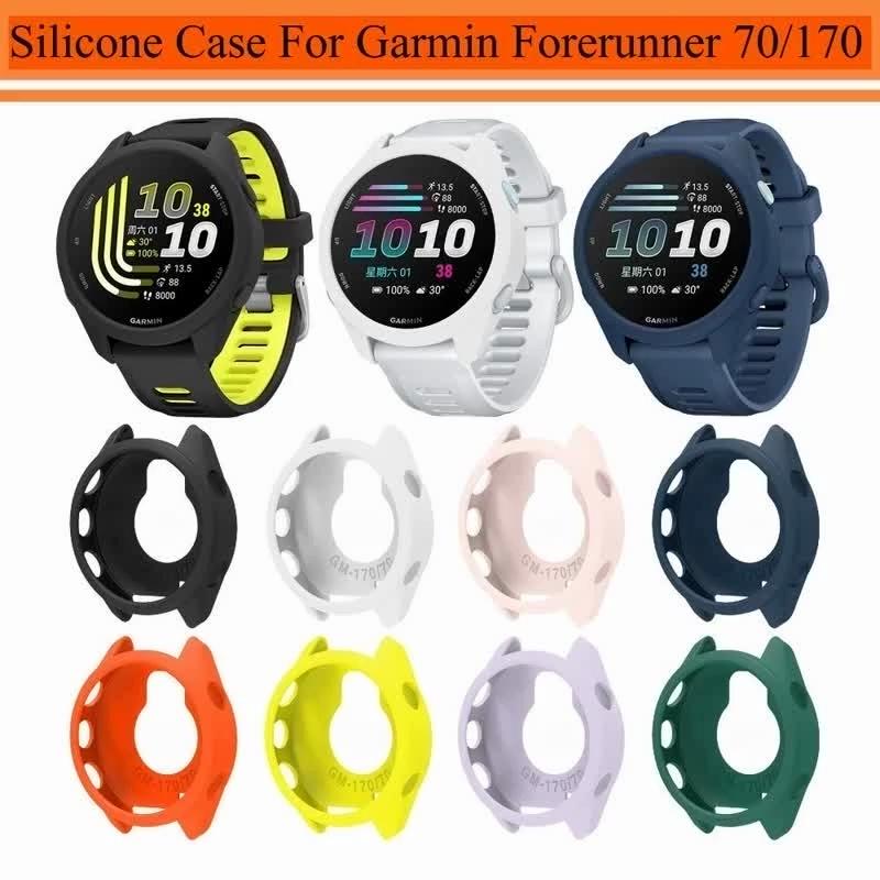Custodia Protettiva Morbida in Silicone per Smartwatch Garmin Forerunner 70/170 Bumper Antiurto Anti-Graffio Cover di Ricambio Accessori per Orologio
