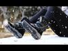 TUINANLE Botas de nieve cálidas impermeables para invierno para mujer, botas de invierno cálidas antideslizantes y resistentes al desgaste, zapatos para hombre