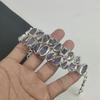 Bracciale Elettroformato in Argento Sterling 925 Fatto a Mano con Pietra Grezza di Ametista Naturale, Bracciale con Ametista Grezza per Moglie, Bracciale Unisex Regalo per Amore