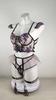 European and American Women Lingerie Set Three-Piece Sheer Mesh Embroidered Underwear Set Sexy Bra and Thongs Set