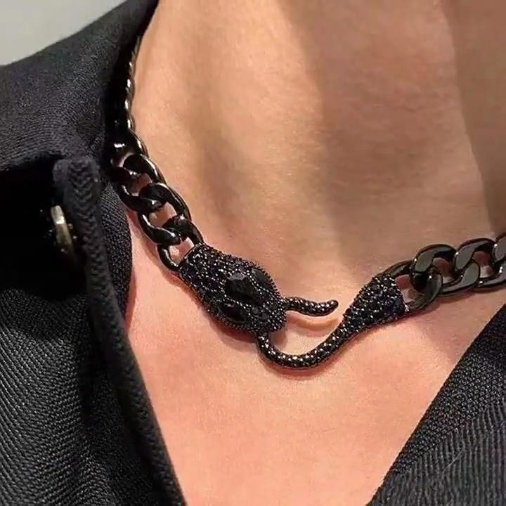 Creativo serpente girocollo catena vintage collana di serpenti moda donna partito gioielli personalità regali punk