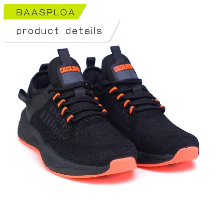 BAASPLOA Lightweight Running Shoes For Men 2022 Casual Men's Designer Mesh Sneakers Lace-Up Male Outdoor Sports Tennis Shoe