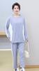Eleganti Completi da Donna Taglie Forti Abiti Pantalone Oversize Abiti Vintage Primavera Autunno Set Due Pezzi