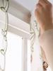 Roman Short Curtain Kitchen Curtains Valance Tulle Sheer Drape Curtain Flower Embroidered Butterfly Home Window Decor