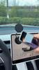 Soporte Magnético para Teléfono con Ventosa, Soporte Magnético Plegable y Ajustable para Teléfono con Operación con una Mano, Rotación de 360° Adecuado para Coches