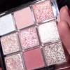 Negen Kleuren Oogschaduw Palet Glitters Parelkleurig Kleurcorrectie en verhelderend Natuurlijk Langhoudend Waterdicht Student make-up Oogschaduwpalet make-up