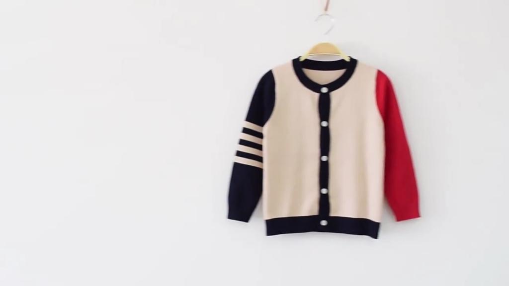 Children Boys' Cardigan Knitted Sweater Fall Button Up Sweater Cardigan for Toddler Boys