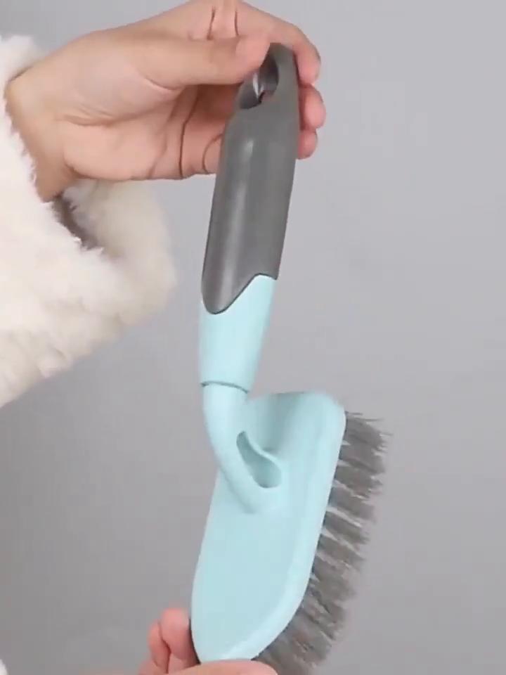Hard Bristle Brush Multifunctional Cleaning Brush Floor Brush Long Handle Toilet Brush