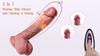 Dildo in silicone liquido impermeabile da 8,27" con 10 vibrazioni, rotazione a 360°, riscaldamento, telecomando, ricaricabile - per stimolazione del punto G, coppie e regali