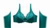 Plus Size European and American Women Large Cup Bra Ultra Thin Lingerie Solid Color Underwear Top Sexy Lace Brassiere