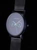 Hannah Martin Men Watches Minimalist Mens Fashion Ultra Thin Watches Simple Men Business Stainless Steel Mesh Belt Quartz Wrist Watch