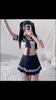 Cute Japanese Girls Cosplay School College Student Uniform Role Play Costume Women Mini Skirts and Blouse Set Lingerie