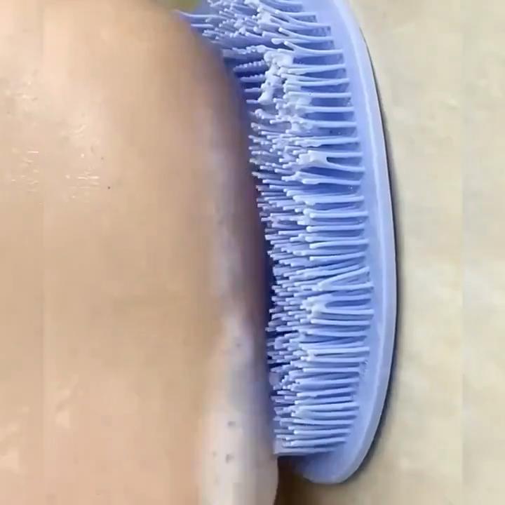GentleTouch Non-Slip Shower Foot Scrubber Massager - Exfoliating Cushion for Improved Circulation