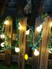 LED rattan peach blossom light string small light simulation flower wreath battery box flower decoration light Christmas party