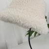 Women's Winter Faux Shearling Bucket Hat, Thickened Windproof Fluffy Fisherman Cap, Warm Cozy Outdoor Hat for Fall Winter
