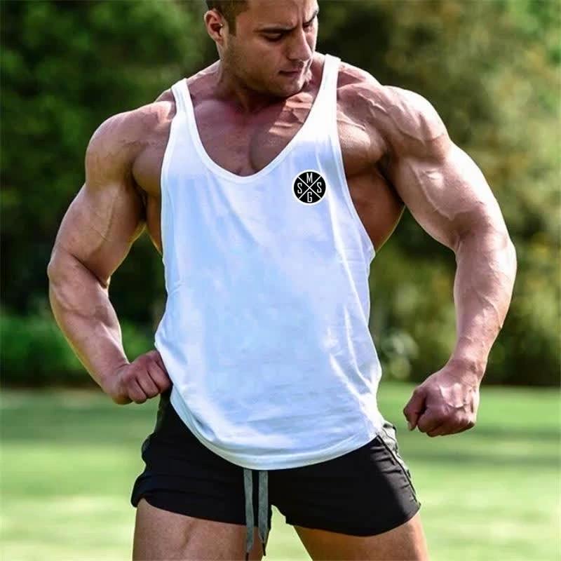 New Arrivals Men's Sports Stringer Singlets Sleeveless Fitness Bodybuilding Tank Tops Gym Workout Clothes for Men