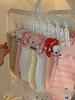 Multi-clip Sock Drying Rack Multi-functional Removable Space-saving Socks Underwear Baby Saliva Towel Household Storage Rack