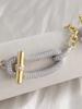 18K Guldpläterad Koppar Zirkon OT-spänne Halsband Armband Ring Örhänge För Kvinnor Fest Bankett Smyckesset Tillbehör