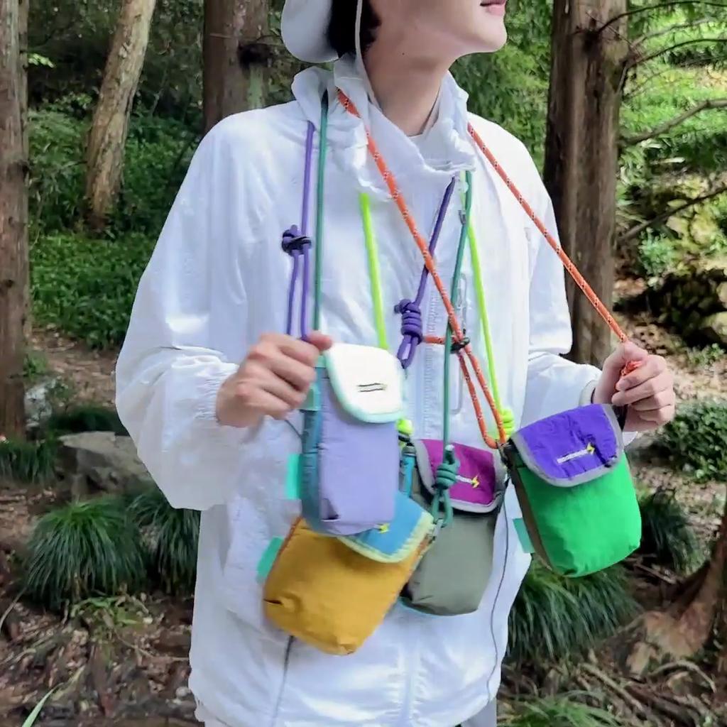 Crossbody-Tasche Colorblock Handy-Umhängetasche