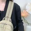 Großvolumiger einfarbiger leichter Reiserucksack, multifunktionale Brusttasche, Pendler-Umhängetasche