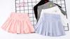 Autumn Spring Summer Casual 3 4-8 10 12 Years Kids  School Solid Color Training Dance Skirt with Shorts Pleated Skirt for Baby Girl