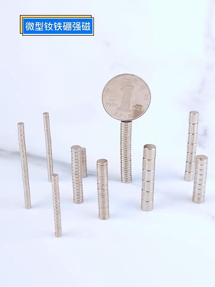N50 Lodestone Ímã Forte Aço Magnético Nd-Fe-B Pequeno Ímã Redondo Forte Magnetita Magnética Rare Earth Ímã Permanente