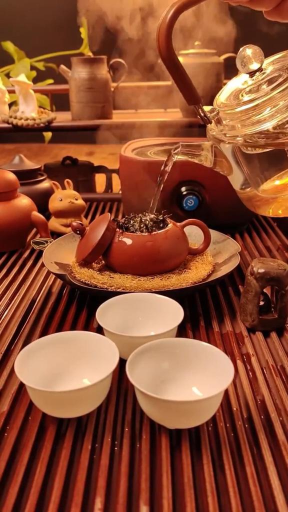 2015 Laocang Mini Shu Puer Tuo Cha Klebreis mit Aroma, reifer Puerh Tuocha