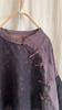 Johnature Frauen Patchwork Print Floral Shirts Und Tops Stehen Langarm Leinen Blusen Herbst Vintage Weibliche Shirts