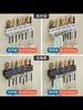 Wall-Mounted Kitchen Shelf Multifunctional Stainless Steel Cooking Utensil Storage Rack Cutlery Holder Tableware Organizer