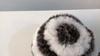 Hot Sale Winter Women Flowers Striped Natural Real Rex Rabbit Fur Hats Lady Warm Knit Genuine Fur Caps Russian Outdoor Fur Hats