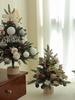 Albero di Natale Decorazioni Natalizie da Interno Arbol De Navidad Con Luces Piccolo Albero di Natale con Luci Calda Base in Legno per Decorazioni Natalizie Casa