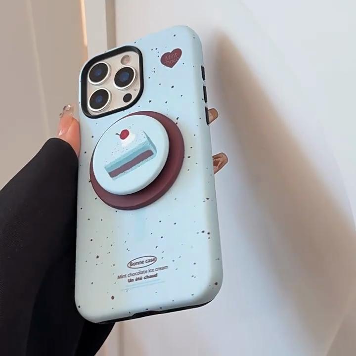 Creative cake holder phone case suitable for Apple phones