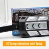 Powerful LED Solar Outdoor Led Courtyard Wall Lamp Rechargeable Human Body Induction Garden Terrace Garage Door Street Lighting